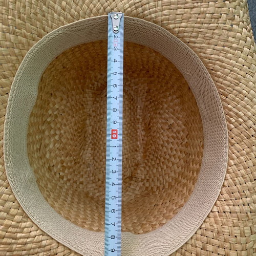 Western women's straw hat like new, beige, XL size