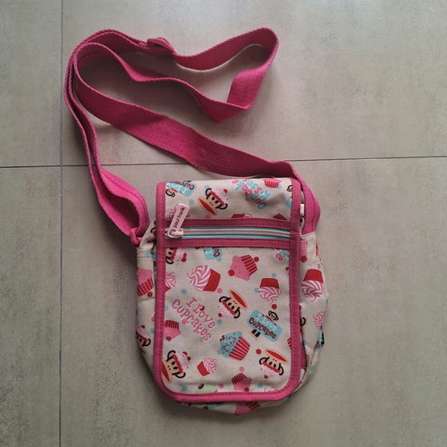 Paul Frank Shoulder Bag like new, beige and pink