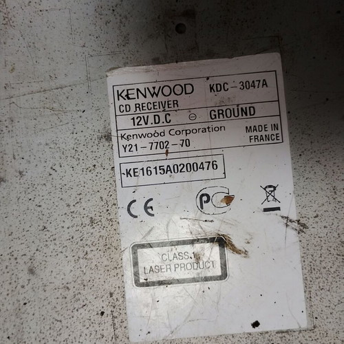 Kenwood KDC-3047A Car CD & Mp3 Player used