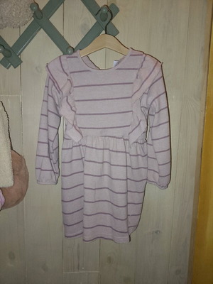 Zara dress 116 cm like new, beige for 6 years old
