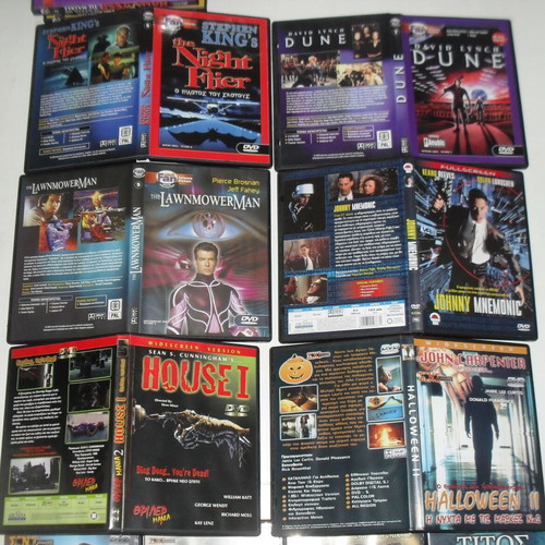 DVD Fan collection like new with Greek subtitles, pack of 16
