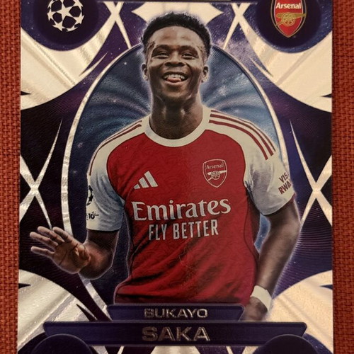 Bukayo Saka Infinity IN2 Topps Match Attax card new