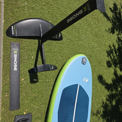 GONG Wing Foil Package 135 L Used, Ideal for Beginners