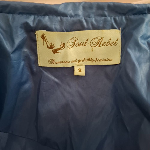 Esprit waterproof trench coat, blue, size S
