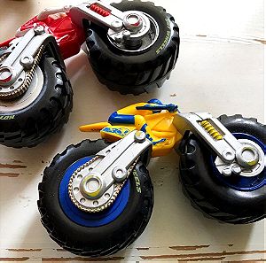 Hot Wheels MATTEL Toy Diecast Vehicle, 2 Motorcycles, μηχανές