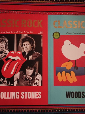 Classic Rock magazines like new, set of 2 with Rolling Stones and Woodstock