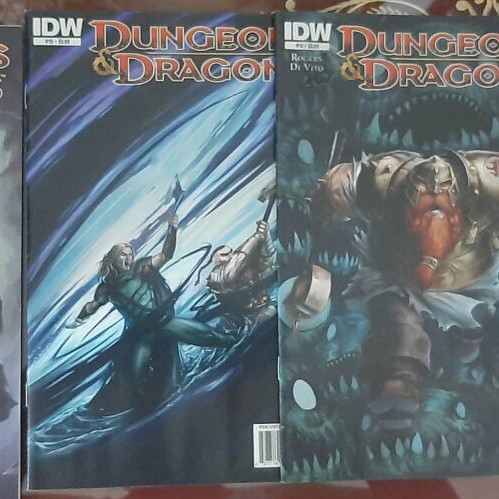 Dungeons and Dragons comic set of 4 issues 12-15 like new