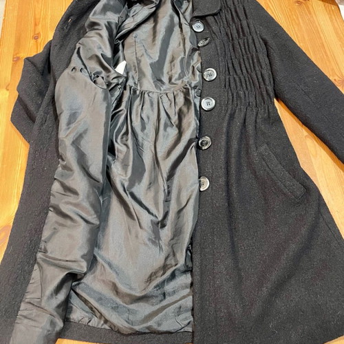 Mourati black women's coat used, size M/L