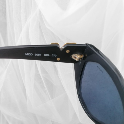 Vogart by Police Vintage Catseye Sunglasses Used Black Model 3087