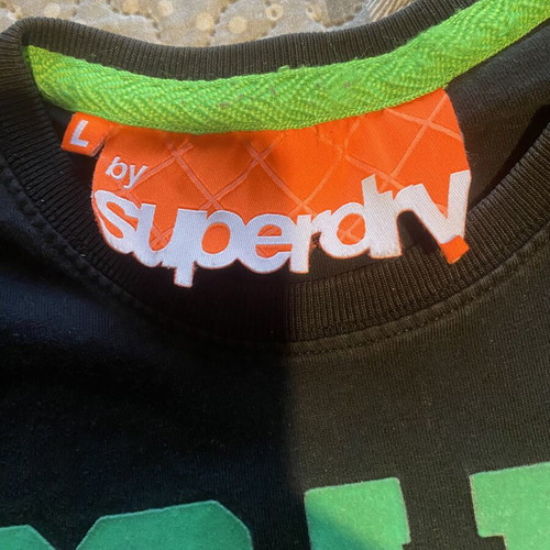 T-shirt Superdry size L like new, black