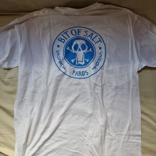 Bit of Salt men's T-shirt Large like new, white