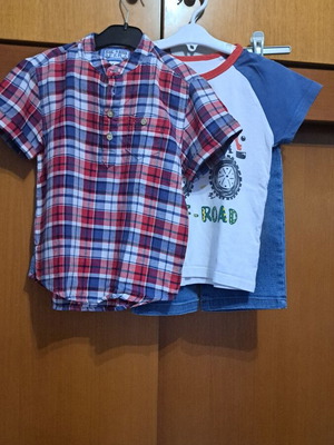 Hashtag boys' clothing set used, multicolor, size 4-5 years