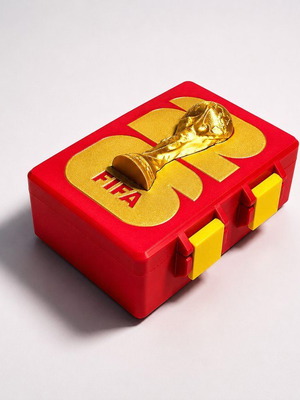 FIFA World Cup 2026 sticker storage box with clips
