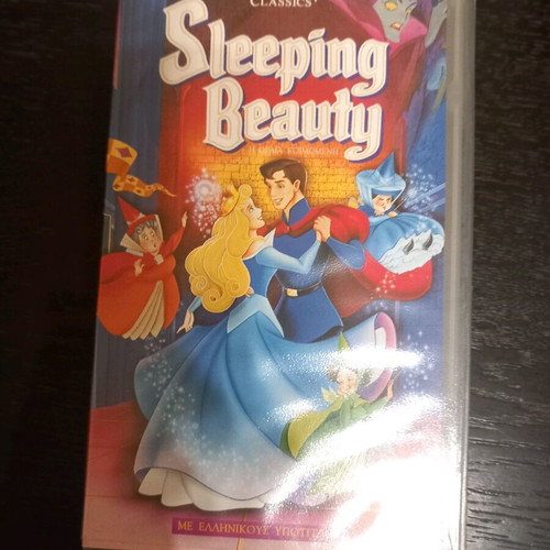 Sleeping Beauty used video cassette, Disney children's movie
