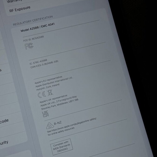 iPad Air 5th generation used, M1 chip, 64GB, Touch ID