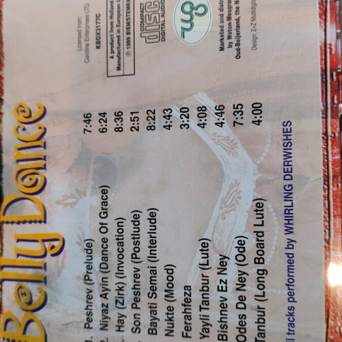 Belly Dance 3 CD pack used, very good condition