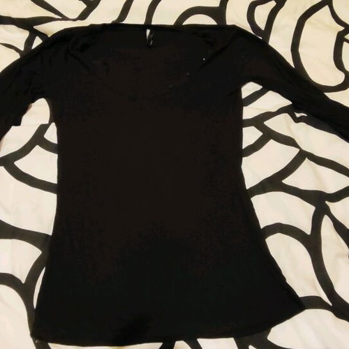 Stradivarius top 3/4 size S used, black