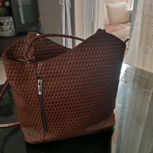 Backpack bag used, brown