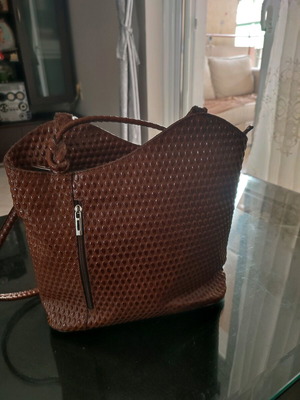 Backpack bag used, brown