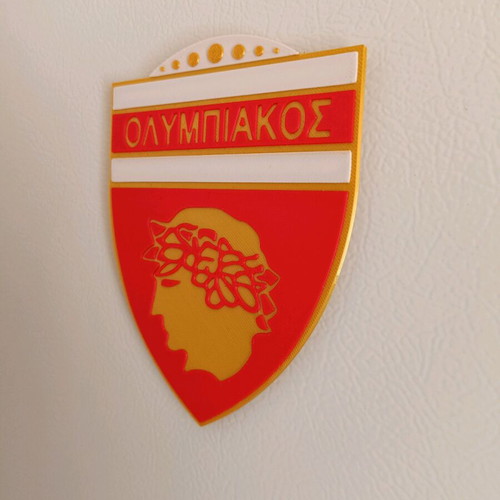 Olympiakos collectible badge 1925-1960 with magnet new