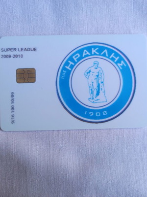Iraklis Telekarta Super League 2009/10 like new, rare collectible
