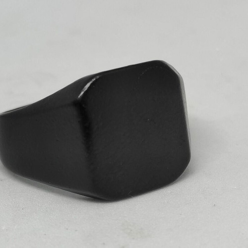 Men's ring black geometric design size 12 like new