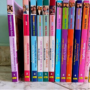 Εφηβικά βιβλία στα γερμανικά με Mary-Kate and Ashley Olsen, Olsen twins