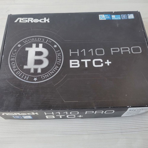 ASRock H110 Pro BTC+ Mining Motherboard new