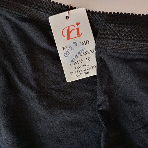 Cotton panties new, pack of 2 black, sizes 5XL and 4XL