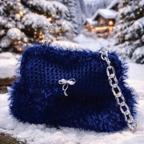Midnight Elegance shoulder bag new, blue