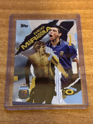 2024-25 Topps Team Set Argentina Bookends First Goal Diego Maradona καινούργιο