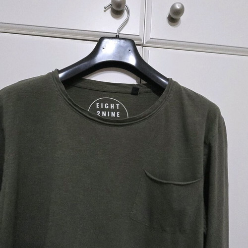 Eight2Nine long-sleeve shirt used, size large, khaki