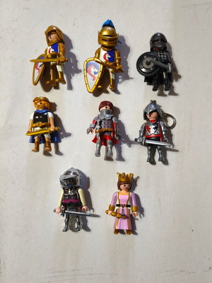 Σετ Playmobil ιππότες σαν καινούργιο με σπάνιο ασημένιο νίκελ ιππότη