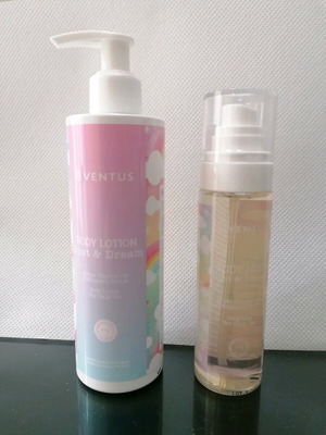Body lotion and body mist set new with fragrance and moisturizing effect