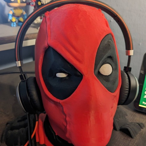 Deadpool headphone holder new, printed