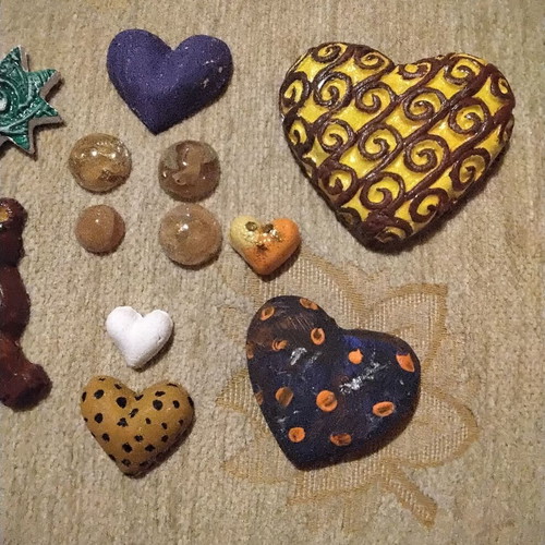 Clay crafts hand painted and glazed, new
