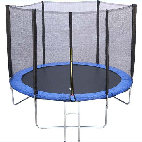 BORMANN BSP1086 Trampoline 2.44m with Ladder and Safety Net like new