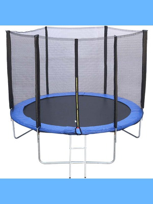 BORMANN BSP1086 Trampoline 2.44m with Ladder and Safety Net like new