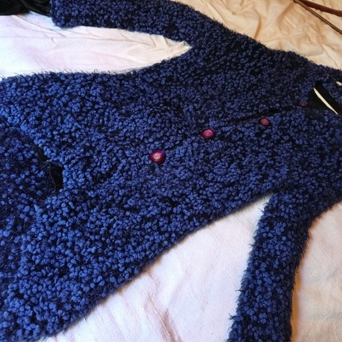 Pig farmer jacket hand-knitted like new