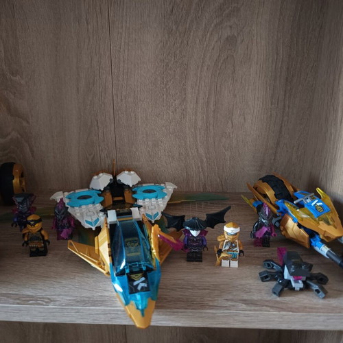 Lego Ninjago Crystallized sets, complete, missing some figures and instructions