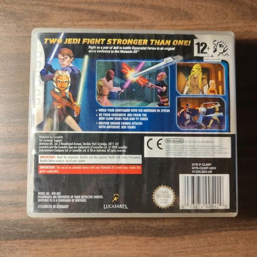 Star Wars The Clone Wars Nintendo DS game used, complete