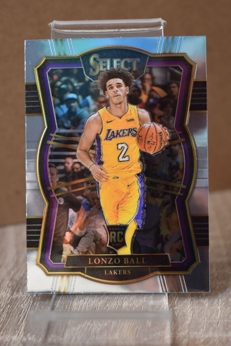 LONZO BALL 2017-18 PANINI SELECT TIE-DYE ROOKIE SIGNATURES /25