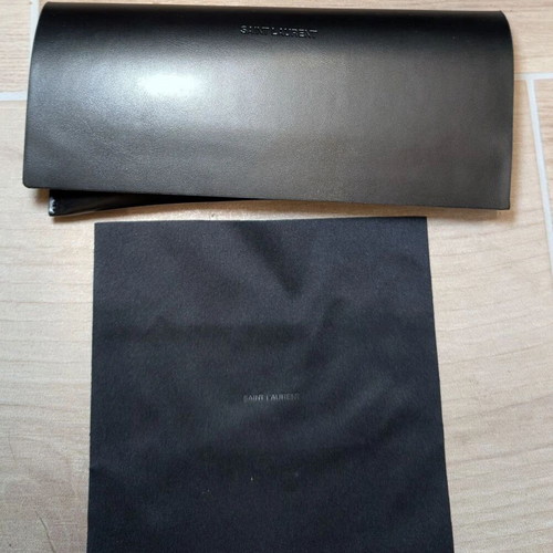 Saint Laurent Sunglasses Case new black with cloth