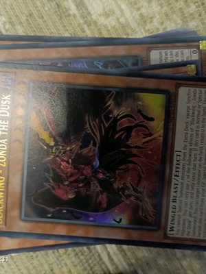 Yu-Gi-Oh Blackwing - Zonda the Dusk card like new