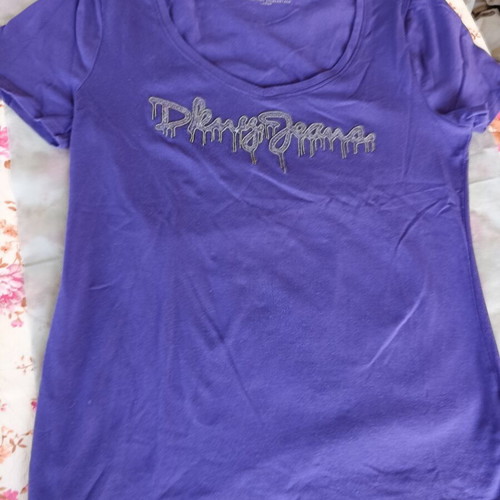 DKNY purple blouse like new, size L