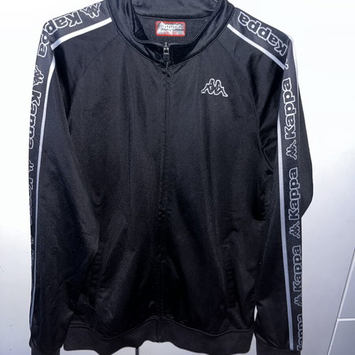 Kappa Anniston black jacket like new, fleece interior, size L