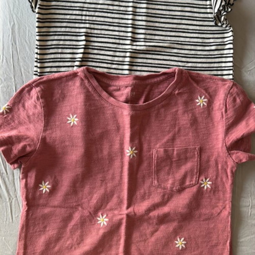 Sisley and Gap children's tops, size 134 cm, black