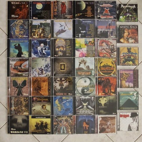 Metal Invader and Rock Hard CDs like new, collection of 58