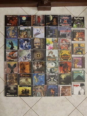 Metal Invader and Rock Hard CDs like new, collection of 58