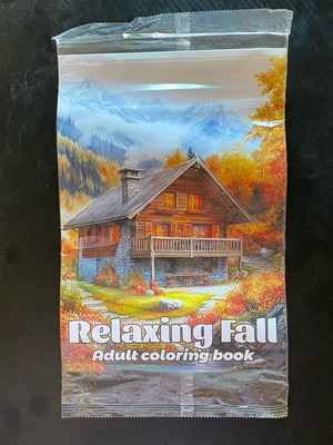 Βιβλίο ζωγραφικής Relaxing Fall καινούργιο με 22 χοντρές σελίδες